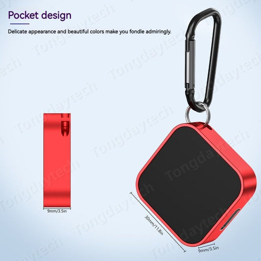 Metal Portable Magnetic Wireless Charger With Keychain for Apple Watch Series Type C Fast Dual Input IOS Charging Pad Cargador